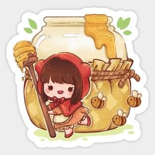 little red riding hood Sticker